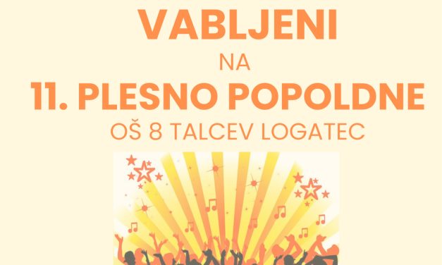 VABLJENI NA 11. PLESNO POPOLDNE